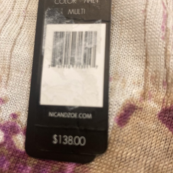 Nic+Zoe Hand Printed Top - Picture 7 of 7